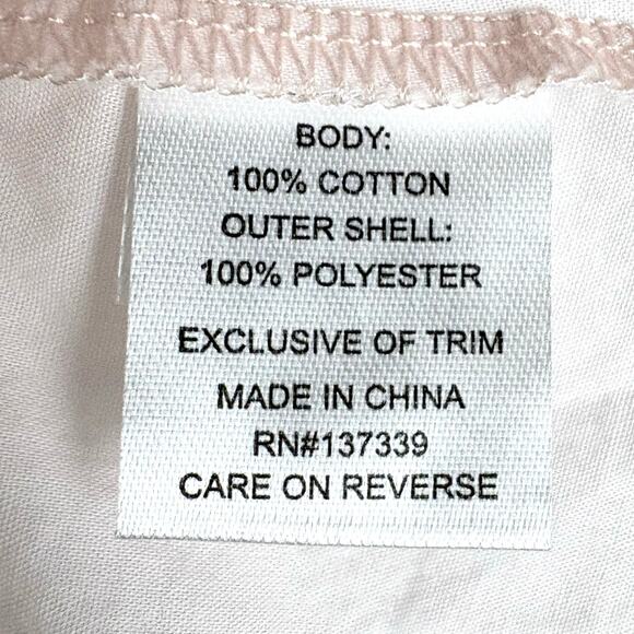 Mae-Li Girls Flower Lace Illusion Dress Short Puff Sleeve Pink Lining Size 7 - Picture 6 of 11